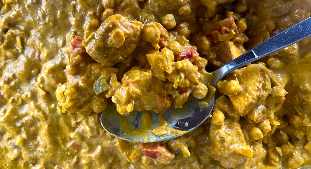 My Coconut Chicken Chickpea Curry (Quad C)