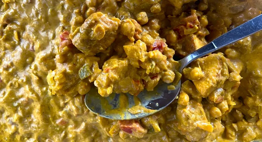 My Coconut Chicken Chickpea Curry (Quad C)