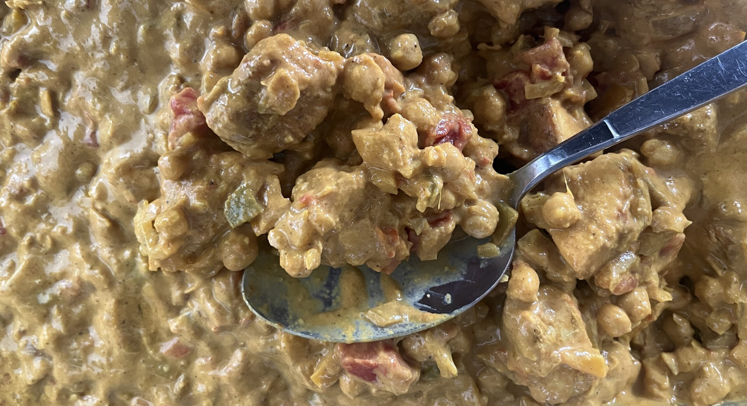 My Coconut Chicken Chickpea Curry (Quad C)